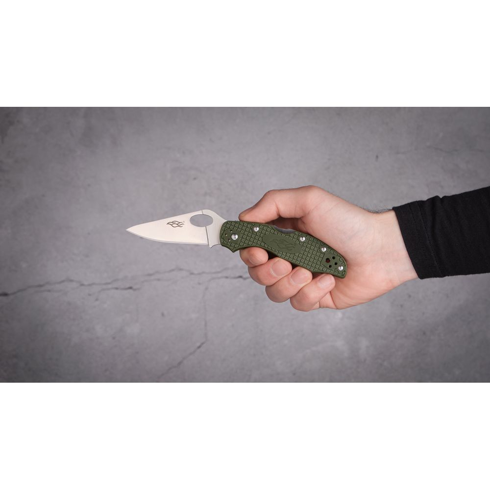 Нож складной карманный Firebird F759M (7.5 см) 440C / G10 нейлон зеленый
